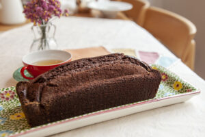 Bizcocho de chocolate y cardamomo